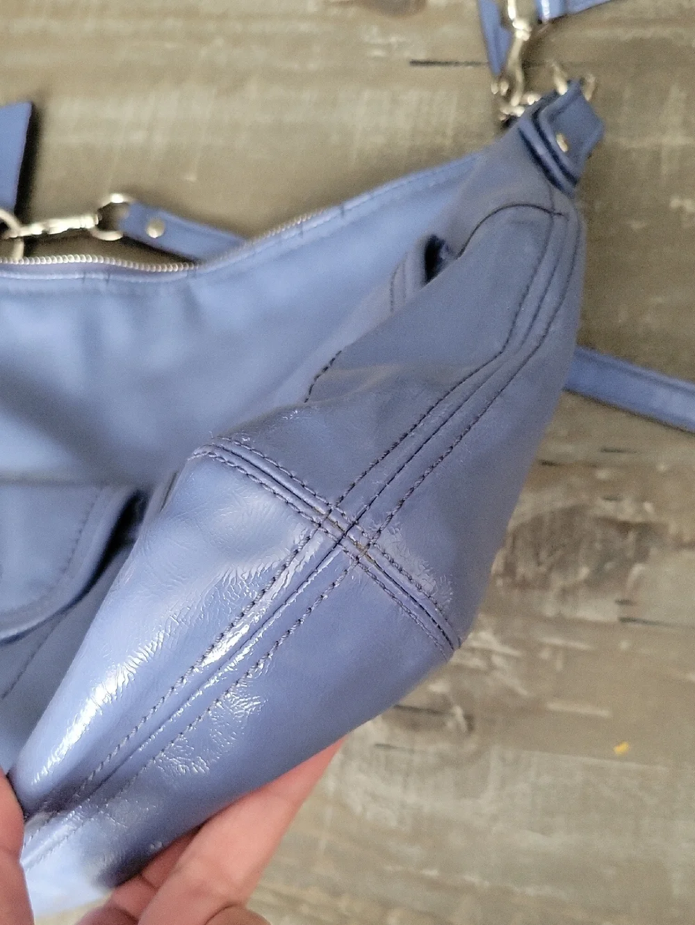Coach  Daisy Liquid Gloss Patent Leather Crossbody